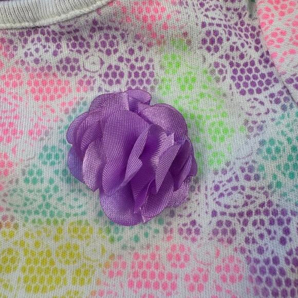 Garanimals Baby Girls 3D Floral Purple Onesie Body Suit 3-6 Months - Picture 6 of 10